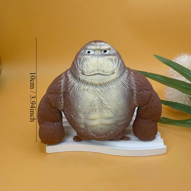 Fashion Antistress Gorilla Funny Gorilla Decompression Toy Doll Decompression Creative Toy Indestructible Soft Gorilla Statue